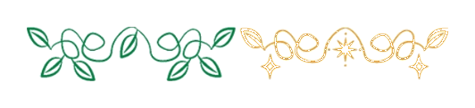 Motifs végétaux orangés