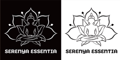 Logo Serenya Essentia — versions monochromes